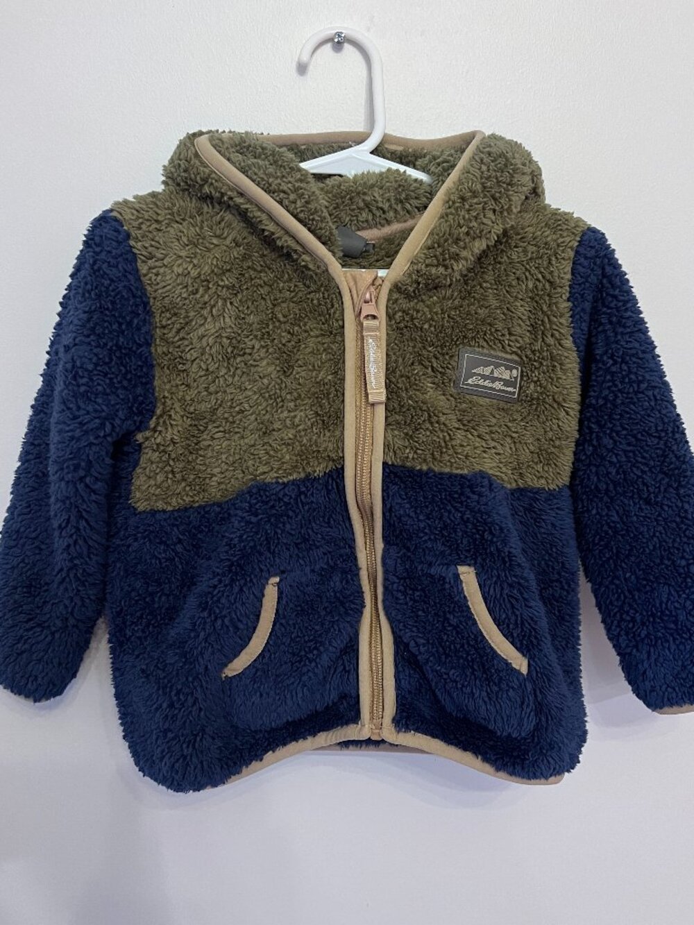 Eddie Bauer Kids Quest Plush Sherpa Fleece Hooded Jacket 2T